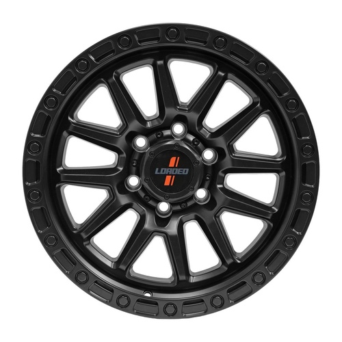 Loaded Wheels Stockton Satin Black 1675Kg - 21713SB