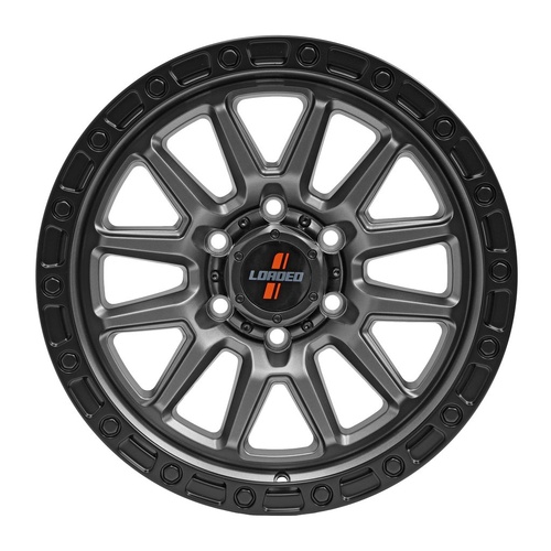 Loaded Wheels Stockton Grey / Black Lip 1675Kg - 21743SG