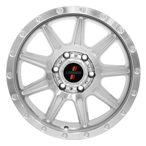 Loaded Wheels Gunbarrel Machined Silver 1675Kg - 22063MS