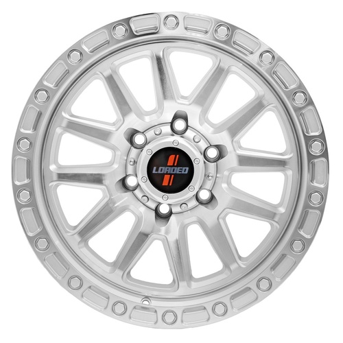 Loaded Wheels Stockton Machined Silver 1675Kg - 21713MS